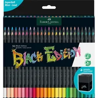FABER-CASTELL Farbstifte Black Edition 116450 Kartonetui 50er