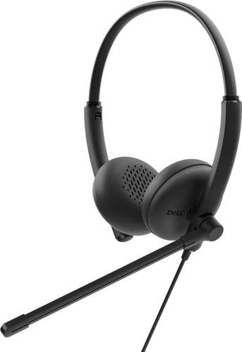 Dell Business Headset WH125 - Microsoft Zertifizierung: Kompatibel (Nicht zertifiziert) - Kabelgebunden: Ja - Verbindung zum Endgerät: USB-A - Trageform: On-Ear - Trageweise: Duo - Geeignet für: Büro