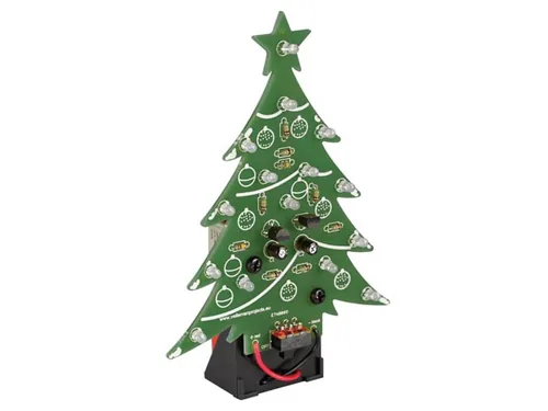 Whadda Bausatz Weinachtsbaum Blau LED, mit Ein/Aus Schalter - Bausatzart: Licht