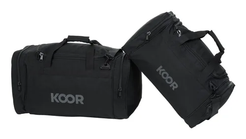 KOOR Sporttasche 55 l, Schwarz - Taschenart: Sporttasche - Tragemöglichkeit: Schulterträger - Volumen: 55 l - Zusatzfächer: Ja - Farbe: Schwarz - Sportart: Alle Sportarten