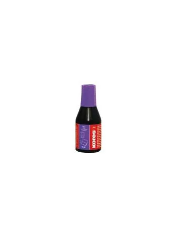 Kores Stempelfarbe 28 ml, Violett - Detailfarbe: Violett - Tintenart: Stempelfarbe