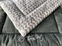 TrendPet Hunde-Decke Heaven, Grau, Gr. XS - Breite: 45 cm - Länge: 60 cm - Detailfarbe: Hellgrau - Tierart: Hund - Produkttyp: Decke