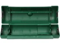 Max Hauri SAFETY BOX S IP44 - Breite: 64 mm - Länge: 200 mm - Tiefe: 52 mm - Anwendungsbereich: Outdoor - Detailfarbe: Grün