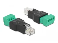 DELOCK Adapter RJ1114 Stecker > Terminalblock 4Pin 2-teilig