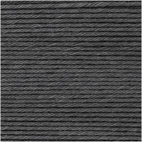 Rico Design Wolle Creative Ricorumi DK 25 g, Schiefer - Packungsgrösse: 1 Stück - Länge: 57.5 m - Material: Baumwolle - Detailfarbe: Grau - Schwarz - Waschbar bei: 30 °C - Nadelstärke: 3 mm - 4 mm