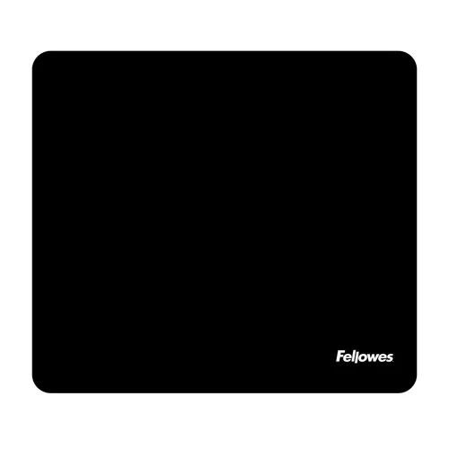 Fellowes Workplace Mausmatte Optical Mousepad Schwarz - Tiefe: 190 mm - Breite: 230 mm - Detailfarbe: Schwarz - Form: Eckig - Höhe: 6 mm - Handgelenkauflage: Nein