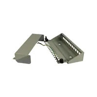 Synergy21 Keystone, Modulträger, Patchpanel für 12x TP-Modul, Aufputz, Metall, Lichtgrau