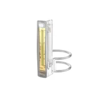 knog. Velolampe Plus Scheinwerfer, Transparent - Betriebsart: Akkubetrieb - Lichtfarbe: Weiss - Montageart: Gummizug - Leuchten Kategorie: Vorderlicht - Leuchtmittel: LED - Lichtstärke: 40 lm