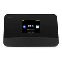 Audizio Radio-Tuner Adapter Livorno Schwarz - Radio Tuner: Internetradio - FM - DAB+ - Schnittstellen: RJ-45 (LAN) - 3.5 mm Klinke - Bluetooth - Tiefe: 50 mm - Breite: 170 mm - Detailfarbe: Schwarz - Höhe: 105 mm