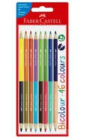 FABER-CASTELL Buntstifte Bicolor 8er Blisterkarte