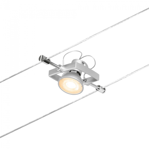 Paulmann CorDuo Seilsystem Mac II Basisset GU5.3 max. 5 x 10 W - Lampensockel: GU5.3 - Smart Home: Ja - Lichtfarbe: Warmweiss - Lichtstärke: 0 lm - Dimmbar: nicht dimmbar - Anzahl Lampen: 5
