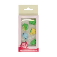 Funcakes Zuckerdekor Dinosaurier 12 Stück - Nachhaltigkeit: Nicht angegeben - Packungsgrösse: 35 g - Nährwertangabe pro: 100 g - Energiegehalt (in kcal): 392 Kcal - Energiegehalt (in kj): 1667 KJ - Fett: 0 g