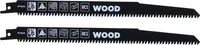 kwb 571005 Reciprocating saw blade High carbon steel (HCS) 2 pc(s)
