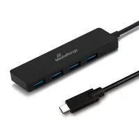 MediaRange MRCS508 interface hub USB 3.2 Gen 1 (3.1 Gen 1) Type-C 5000 Mbit/s Black