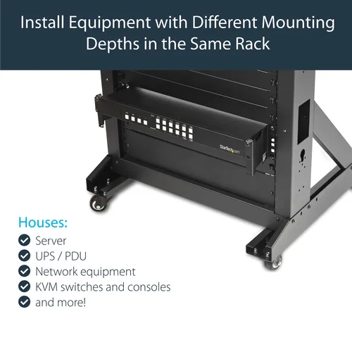 4IN RACK DEPTH ADAPTER - 2U .