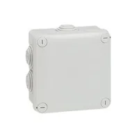 Legrand Abzweigdose Plexo IP55 105 x 105 x 55 mm - Breite: 105 mm - Länge: 105 mm - Tiefe: 55 mm - Schutzklasse: IP55 - Montage: Aufputz - E-Nr.: 152140031