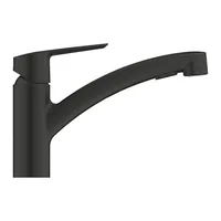 GROHE Küchenarmatur Start Mattschwarz - Material: Metall - Montage: Einlochmontage - Anschlussmass: 1/2 - Ausziehbare Brause: Nein - Anzahl Strahlarten: 1 - Farbe: Schwarz