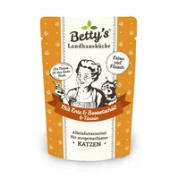 Betty's Landhausküche Nassfutter Ente mit Borretschöl, 100 g - Tierbedürfnis: Stoffwechsel - Haut & Fell - Verdauung - Magen & Darm - Geschmacksrichtung: Geflügel - Zertifikate: Keine Zertifizierung - Fleischsorte: Ente - Futtereigenschaft: Ohne künstlich