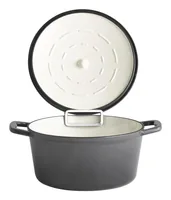 APS Bräter 5 Stars 4 l, Anthrazit - Material: Eisen - Gusseisen - Topfart: Bräter - Kompatible Kochfelder: Backofen - Induktion - Antihaftbeschichtung: Keine Angaben - Detailfarbe: Anthrazit - Spülmaschinenfest: Nein