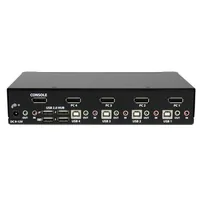 StarTech.com 4 Port DisplayPort USB KVM Switch mit Audio