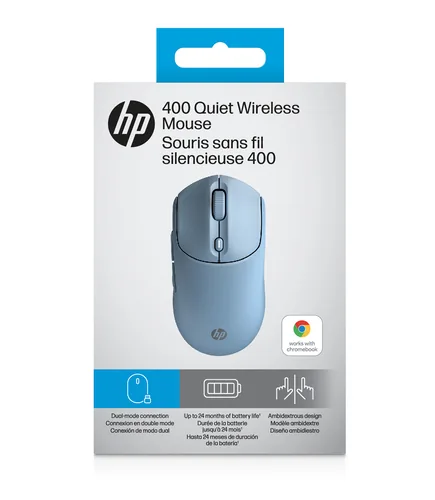 HP 400 Quiet Blue Wireless Mouse EURO (P)