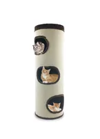 SwissPet Kratztonne Groot M, Ø 44 x 120 cm, Beige/Braun - Höhe: 120 cm - Anzahl Liegeplätze: 3 × - Detailfarbe: Beige - Braun - Tierart: Katze - Produkttyp: Kratztonne