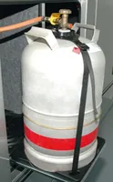 froli Gasflaschenhalter für 5 und 11 kg - Farbe: Schwarz - Zubehör zu: Campingküche