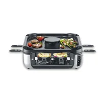 Severin RG 2379 raclette grill 8 person(s) 1900 W Black, Silver