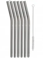 WMF Strohhalm Baric 22 cm gebogen, 6 Stück, Transparent - Materialtyp: Glas - Material: Borosilikatglas - Packungsgrösse: 6 Stück - Länge: 23 cm - Detailfarbe: Transparent