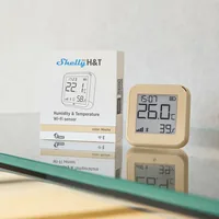 Shelly H&T Gen3 Drinnen/Draußen Temperatur- & Feuchtigkeitssensor Freistehend Verkabelt & Kabellos