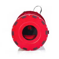 WEDO Klapphocker Sittglow 26.2 cm x 42 cm, Rot - Tiefe: 26.2 cm - Breite: 26.2 cm - Höhe: 42 cm - Belastbarkeit: 130 kg - Sitzhöhe: 42 cm - Detailmaterial: Kunststoff