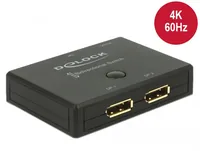 Delock Switch Displayport 2 - 1 bidirektional 4k 60 Hz
