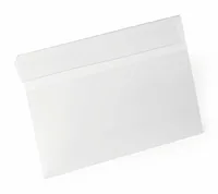 DURABLE Kennzeichnungstasche HARD COVER Falz A5 quer 10Stk