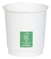 FURBER Einweg-Kaffeebecher 120 ml, 50 Stück - Produkttyp: Einwegbecher - Materialtyp: Papier - Material: Papier - Detailfarbe: Weiss - Verpackungseinheit: 50 Stück