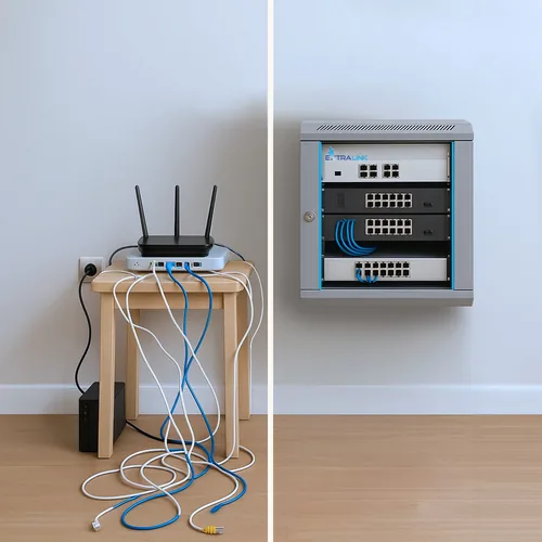 Extralink EX.8567 rack 6U Da parete Grigio