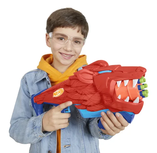 NERF Junior Wild Lionfury - Waffentyp: Gewehr - Altersempfehlung ab: 6 Jahren - Geschossart: Dart - Motorisierter Dartabschuss: Nein