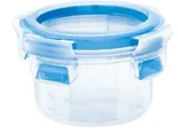 Emsa Vorratsbehälter Clip& Close 0.15 l, Blau/Transparent - Produkttyp: Aufbewahrungsbox - Materialtyp: Kunststoff - Material: Polypropylen (PP) - Detailfarbe: Transparent - Blau - Mikrowellenfest: Ja - Spülmaschinenfest: Ja