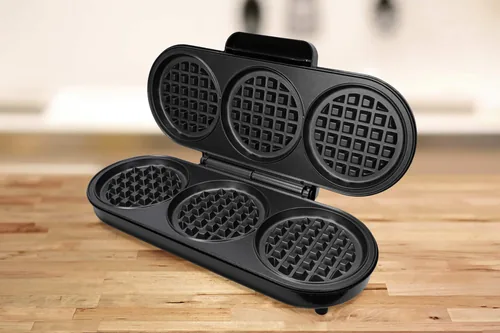 ADE KA2304 waffle iron 3 waffle(s) 1200 W Black