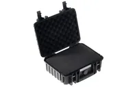 B&W Outdoor Case Type 1000 schwarz mit Schaumstoff Inlay