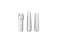 Kisag Edelstahltülle Set 3-teilig - Detailfarbe: Silber - Material: Edelstahl