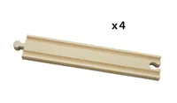 BRIO Eisenbahn 1/1 gerade Gleise 216mm - Kategorie: Schienen & Weichen - Altersempfehlung ab: 3 Jahren - Material: Holz - Eigenschaften: Keine Eigenschaft - Zertifikate: FSC
