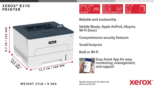 XEROX B310 MONO PRINTER  