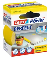 Tesa Gewebekleb. 2,75m x 38mm extra Power gelb Perfekt 56343
