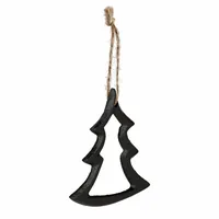 EGLO Weihnachtsschmuck Baliguian Tanne, Schwarz - Verpackungseinheit: 1 Stück - Detailfarbe: Schwarz - Produkttyp: Aufhänger - Detailmaterial: Aluminium - Grundmaterial: Metall