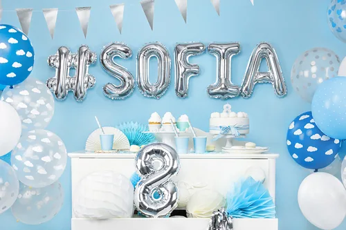 Partydeco Folienballon Zahl 8 klein 35 cm, silber, 1 Stück - Packungsgrösse: 1 Stück - Grösse: 35 cm - Motiv: Zahlen - Produkttyp: Folienballon - Material: Folie - Detailfarbe: Silber