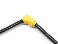 DELOCK Kabel Clips zum Abwinkeln 8 Stück gelb