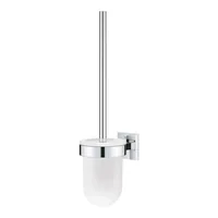 GROHE WC-Besenhalterung Start Cube Chrom - Art: Toilettenbürsten-Set - Detailfarbe: Chrom - Detailmaterial: Glas - Grundmaterial: Metall