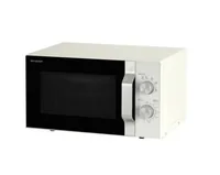 Sharp R204WA microwave Silver, White Solo microwave Countertop 20 L 800 W
