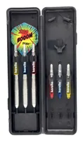 Karella Steeldart Comic Line CL-4 23 g, 3 Stück - Nachhaltigkeit: Nicht angegeben - Dart Art: Steel Dart - Detailfarbe: Mehrfarbig - Material: Messing - Gewicht: 25 g