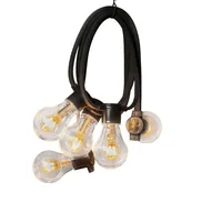 Konstsmide Lichterkette Solar 2332, 10 LEDs, Transparent - Produkttyp: Lichterkette - Betriebsart: Solarbetrieb - Set-Typ: Starterset - Fernbedienung: Nein - Smart Home: Nicht kompatibel - Lichtfarbe: Bernstein